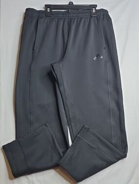 Adidas Sereno Aeroready Black on Black Stripe Track Jogger Pants